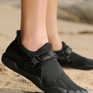 Black Slip-On Athletic/Water Shoes